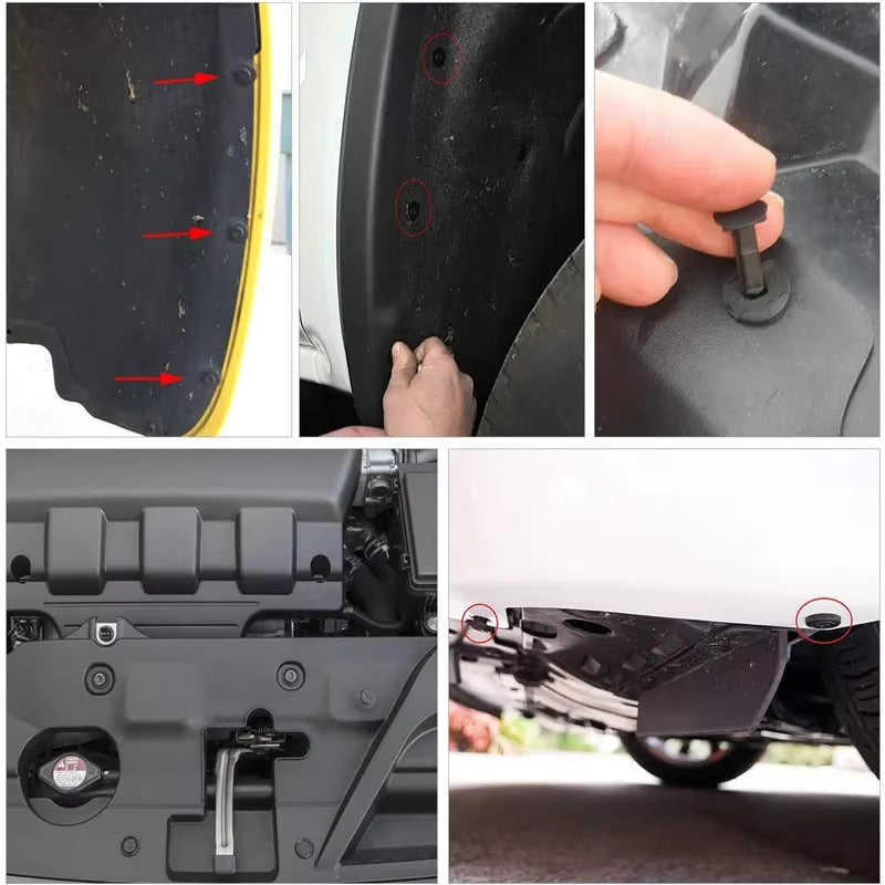 Auto Screws General Purpose Barb Rivet Buckle Car Clip Trunk Lining Plastic Fixing Buckle