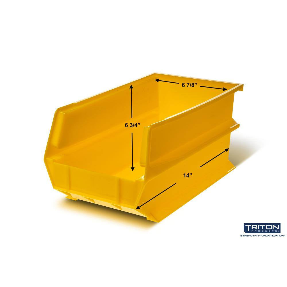 20.25 In. H X 16.5 In. W X 14.75 In. D Yellow Plastic 6-Cube Organizer