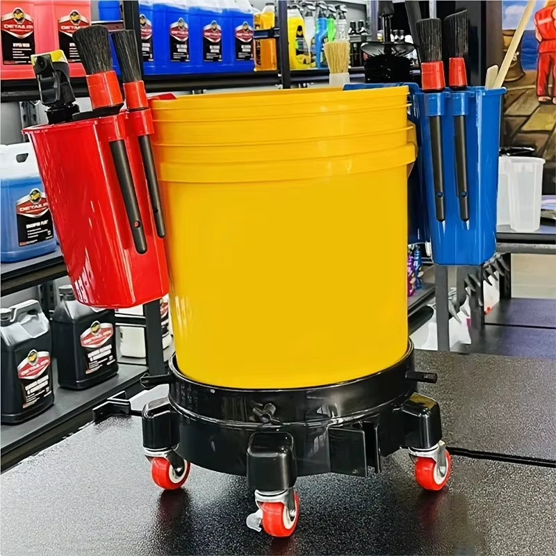 Universal Bucket Organizer Car Detailing Tools Towels Brushes Mitt Fast Easy Storage Kits External Hanging Barrel Wash Bucket