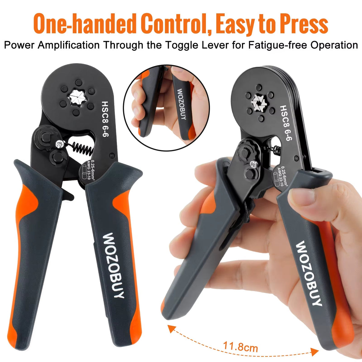 Ferrule Crimper Tool,Ratchet Crimping Tool Kit-Wire Stripper & Crimper Plier ,Or Plier Set with Connectors
