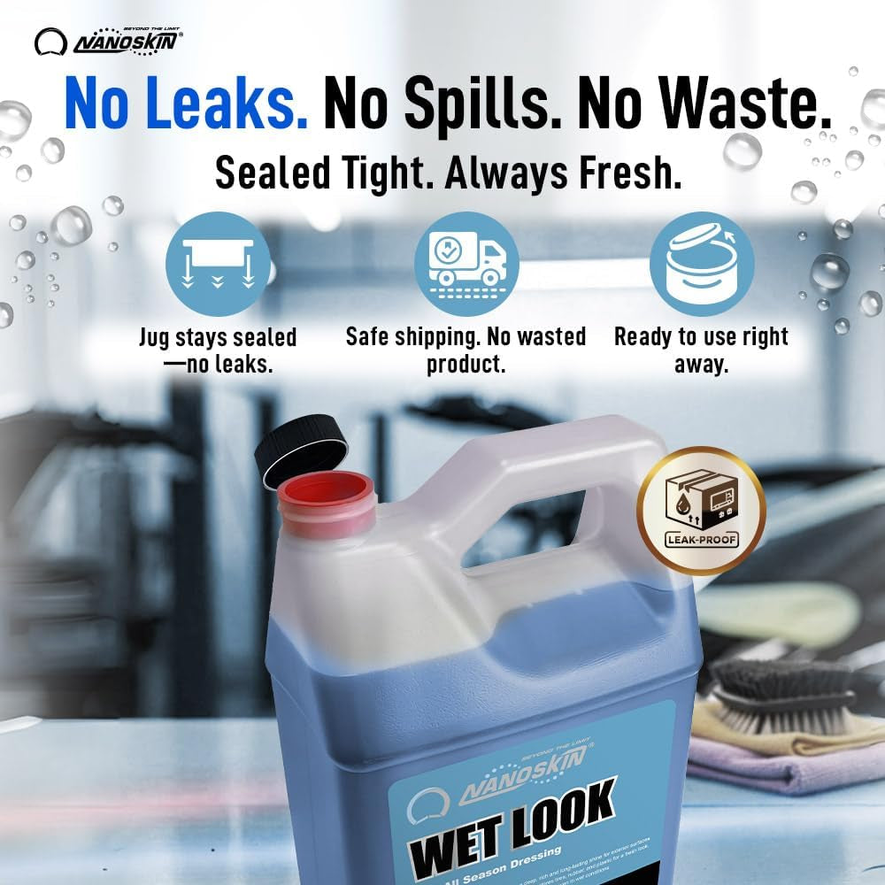 WET LOOK Dressing for Tire & Trim Shine, 5 Gallon