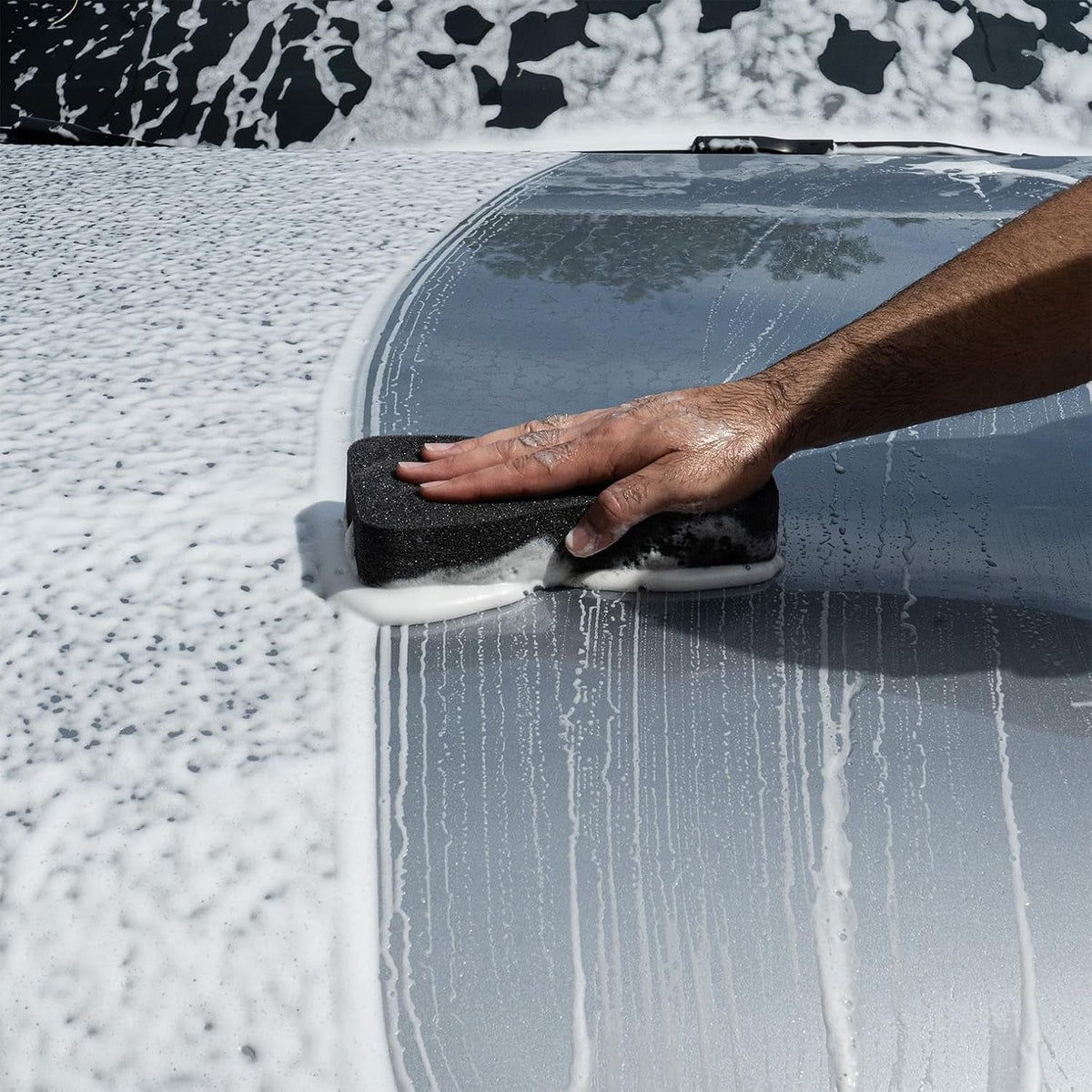 Elite Car Wash Sponge, Ultra Soft Japanese Foam, Scratch Free Soft Foam Car Detailing, Softer than Microfiber Car Wash Mitt, Prevents Swirls in Clear Coat Paint, Use with Any Soap