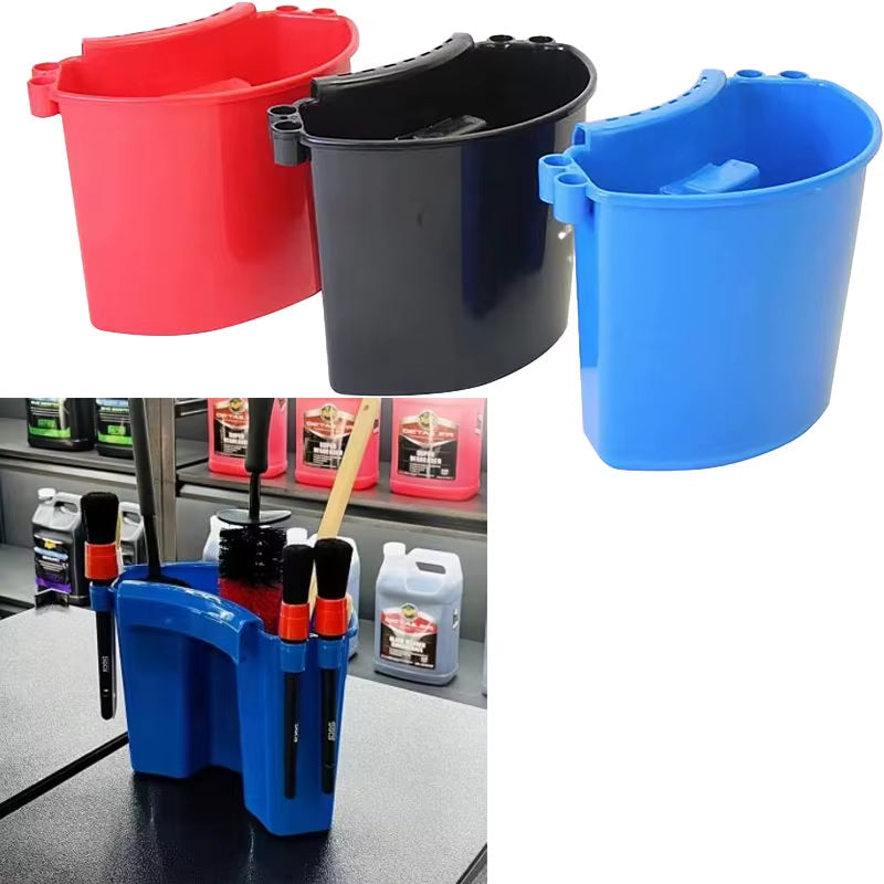 Universal Bucket Organizer Car Detailing Tools Towels Brushes Mitt Fast Easy Storage Kits External Hanging Barrel Wash Bucket