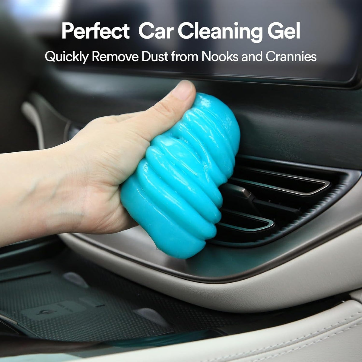 Car Cleaning Gel for Car Detailing Kits Car Putty Blue Pink 2Pack