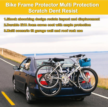 4 Pcs Protect-O Pads for Bike Racks Protector Compatible with Saris