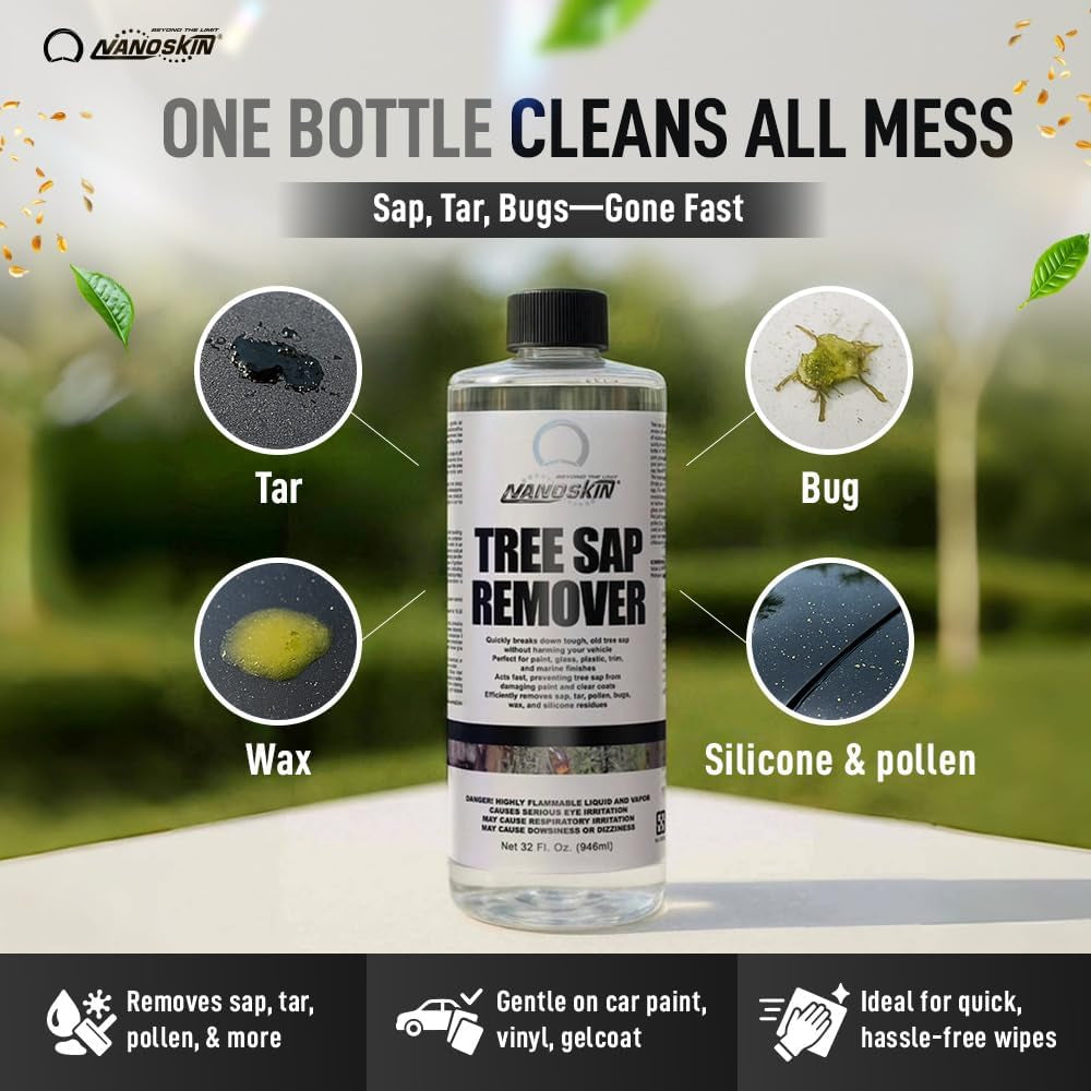 Tree Sap Remover for Paint, Glass & Trim Cleaning, 32 Oz