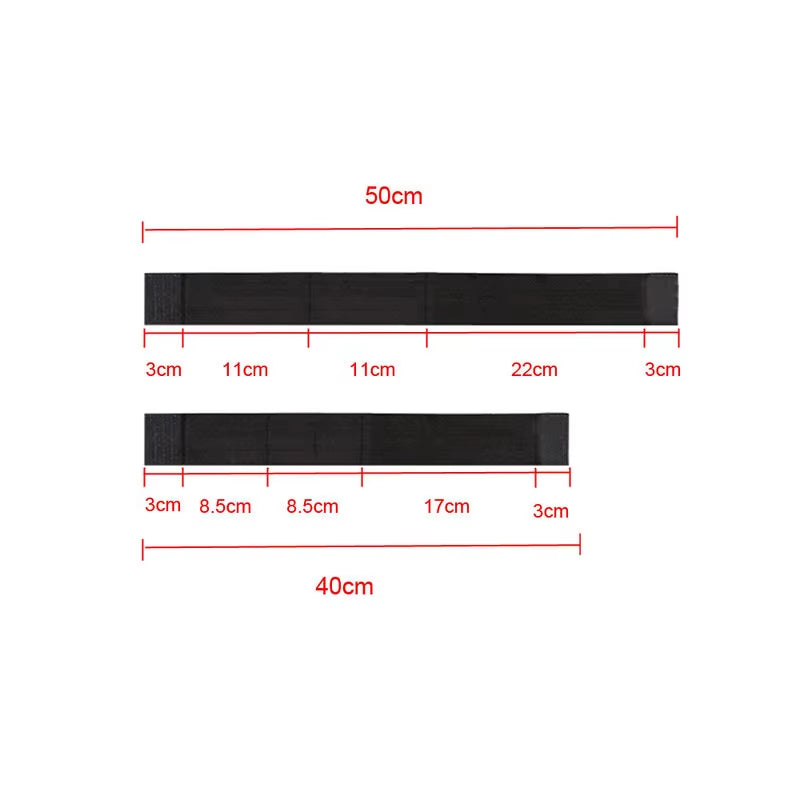 Car Trunk Storage Fixed Belt Nylon Storage Fixing Belt Loop Strap Black Trunk Organizer Strap Car Accessories