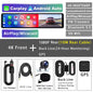 11.26" 4K 2160P Car Dvr Carplay Android Auto Dash Cam GPS WIFI BT FM Stream Rear View Mirror Dashcam Dvrs Camera Drive Recorder