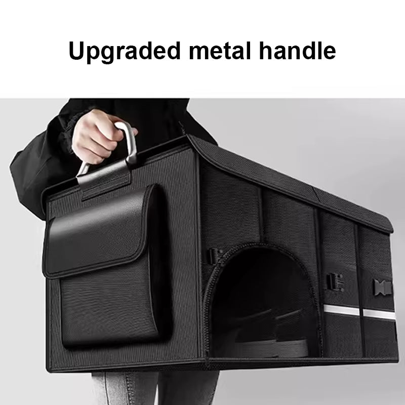 Large Capacity Car Trunk Organizer 36L/72L/110L Foldable Car Storage Box Waterproof Storage Bag for Fishing Camping