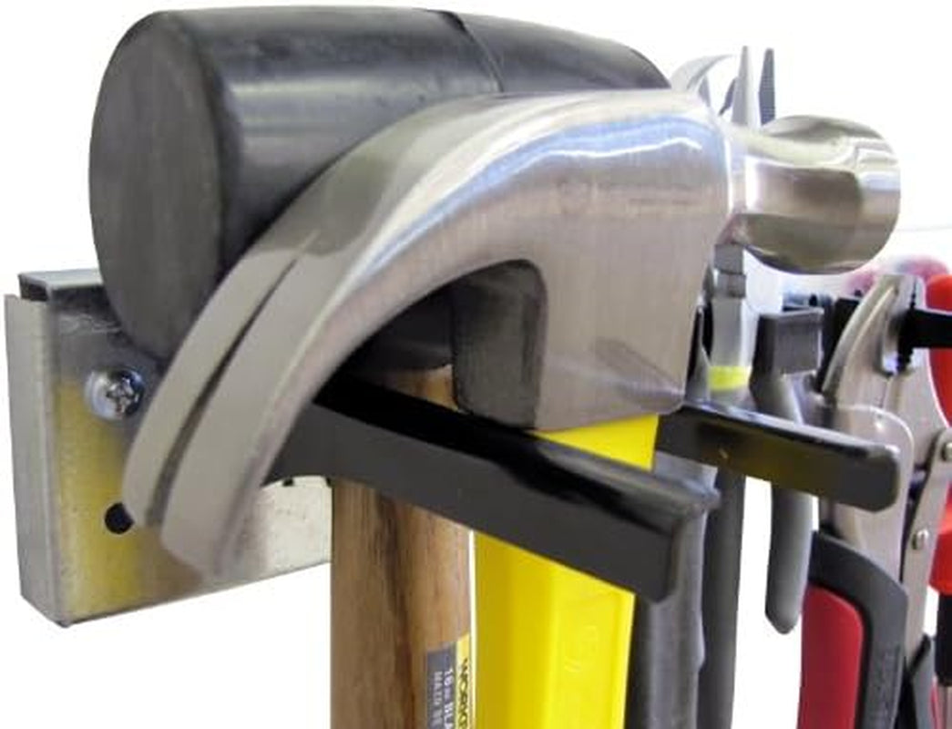 8-Foot Metal Pegboard Strip Garage Rail Organizer Pack