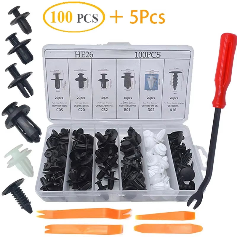 Auto Screws General Purpose Barb Rivet Buckle Car Clip Trunk Lining Plastic Fixing Buckle