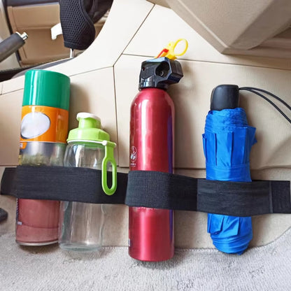 Car Trunk Storage Fixed Belt Nylon Storage Fixing Belt Loop Strap Black Trunk Organizer Strap Car Accessories