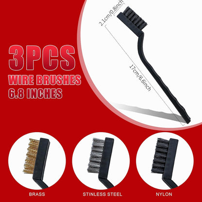 15Pcs Car Detailing Brush Set, Car Wheel Tire Brush Set, Car Detailing Kit Includes Soft Bristles Brush, Tire Brush, Detail Brushes, Car Cleaning Tools Brushes for Interior, Exterior, Wheels