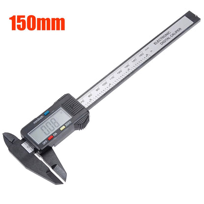 150Mm 100Mm 0.1Mm Electronic Digital Caliper Measuring Tool Vernier Micrometer Measuring Tool Depth Gauge Instrument Pachometer