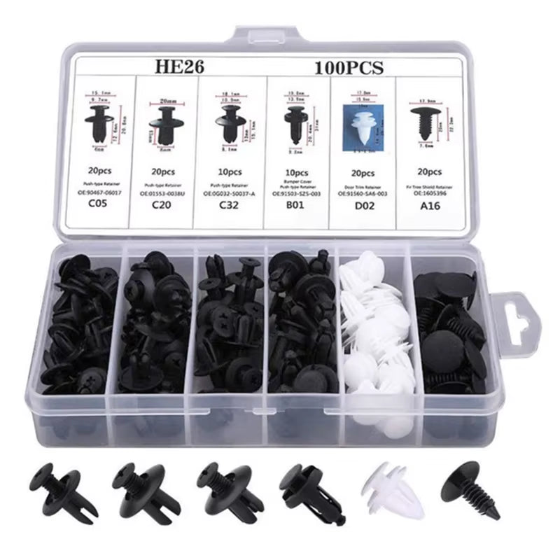 Auto Screws General Purpose Barb Rivet Buckle Car Clip Trunk Lining Plastic Fixing Buckle
