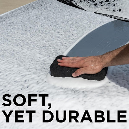 Elite Car Wash Sponge, Ultra Soft Japanese Foam, Scratch Free Soft Foam Car Detailing, Softer than Microfiber Car Wash Mitt, Prevents Swirls in Clear Coat Paint, Use with Any Soap
