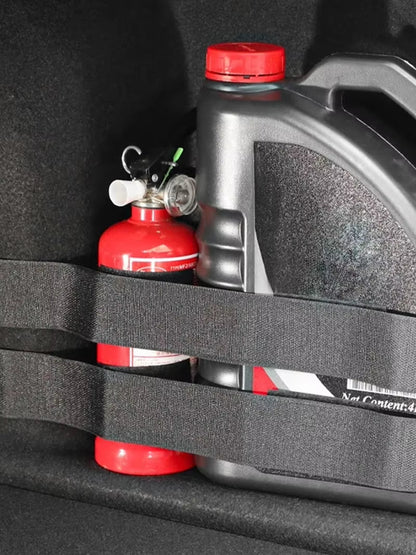 Car Trunk Storage Fixed Belt Nylon Storage Fixing Belt Loop Strap Black Trunk Organizer Strap Car Accessories