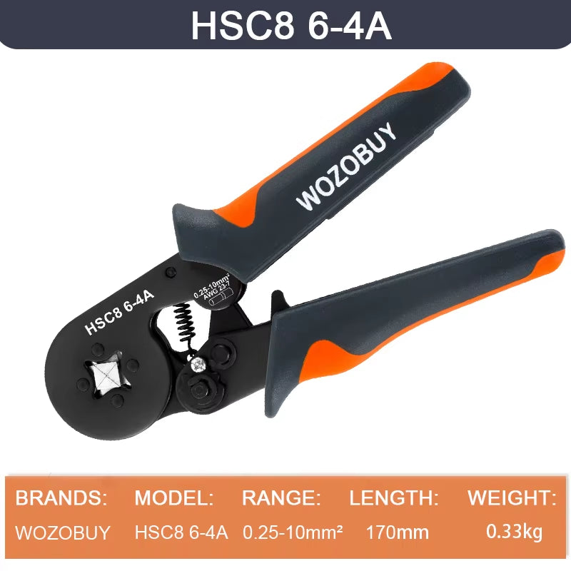 Ferrule Crimper Tool,Ratchet Crimping Tool Kit-Wire Stripper & Crimper Plier ,Or Plier Set with Connectors