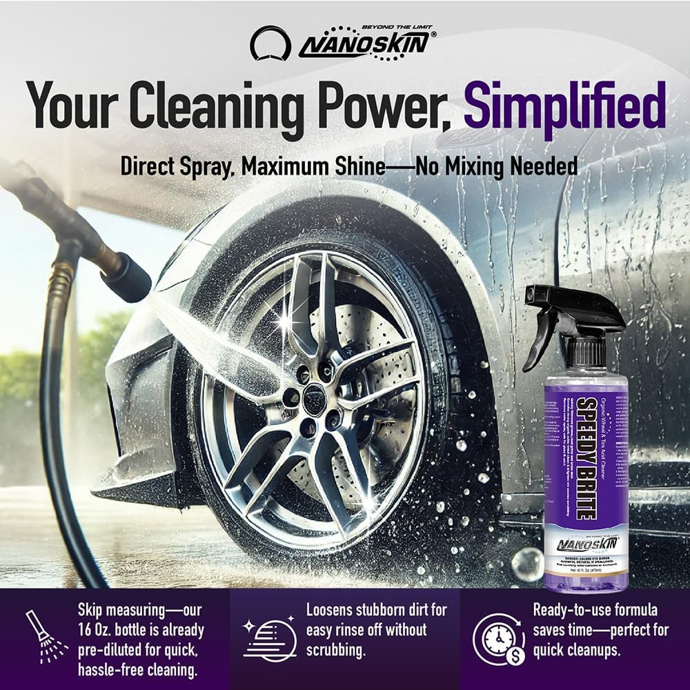 SPEEDY BRITE Wheel & Tire Acid Cleaner, 16 Oz