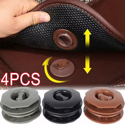 Universal Car Trunk Floor Mat Clip Holder Grip Carpet Fixing Clamp Buckle Hook Fastener Retainer Resistant Parts Car Accessories