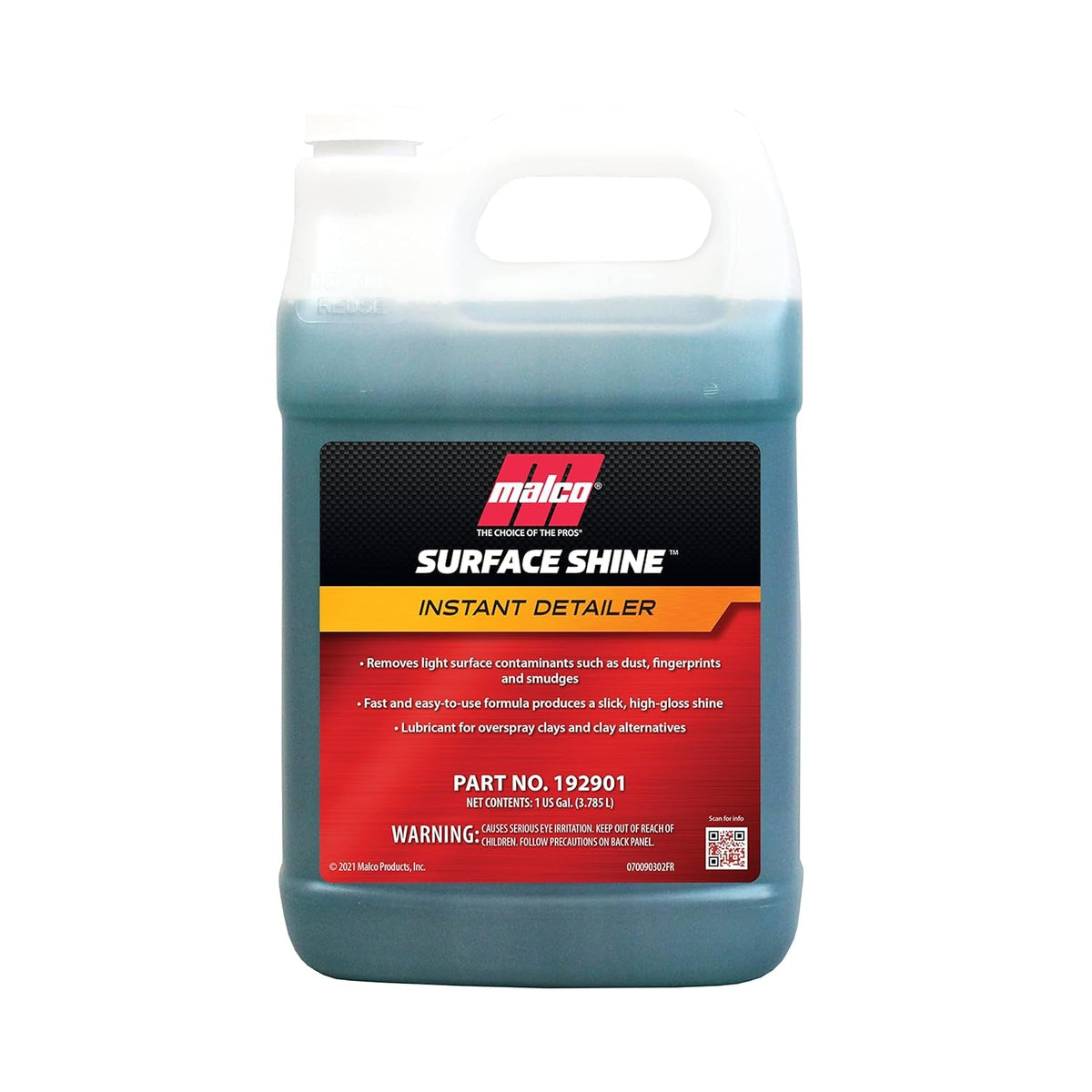 Surface Shine Instant Detail Spray for Vehicle Surfaces, 1 Gallon