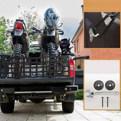 Car Trunk Organizer Net UV Protection Pickup Truck Bed Cargo Mesh Tailgate Net Cargo Storage Netting Divider Car Accessories