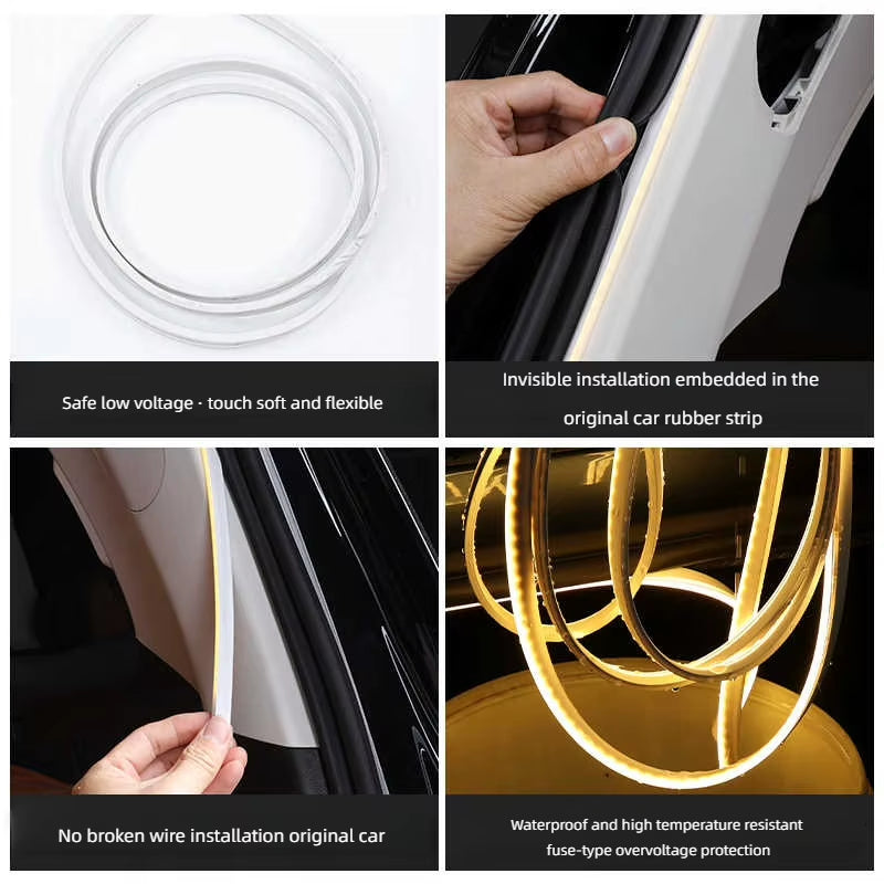 For Great Wall Tank 500 Trunk Lighting Car Atmosphere Lights Trunk Atmosphere Lights Decorative Lights LED Light Accessories