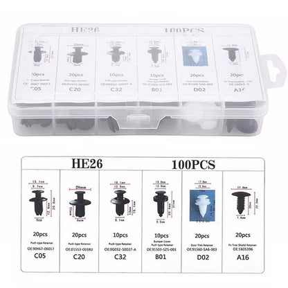Auto Screws General Purpose Barb Rivet Buckle Car Clip Trunk Lining Plastic Fixing Buckle