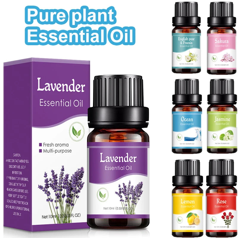 Plant Aromatherapy Oil for Diffuser Humidifier Household/Vehicles Air Freshener Fragrance/Essential Oil Car Interier Accessories