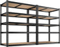 72" H Garage Shelving 5 Tier Storage Shelves 2050LBS, 2PCS