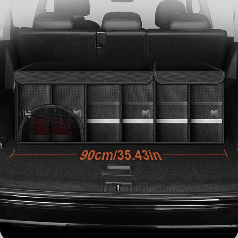 Large Capacity Car Trunk Organizer 36L/72L/110L Foldable Car Storage Box Waterproof Storage Bag for Fishing Camping
