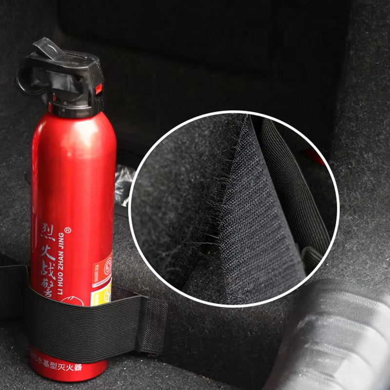 Car Trunk Storage Fixed Belt Nylon Storage Fixing Belt Loop Strap Black Trunk Organizer Strap Car Accessories