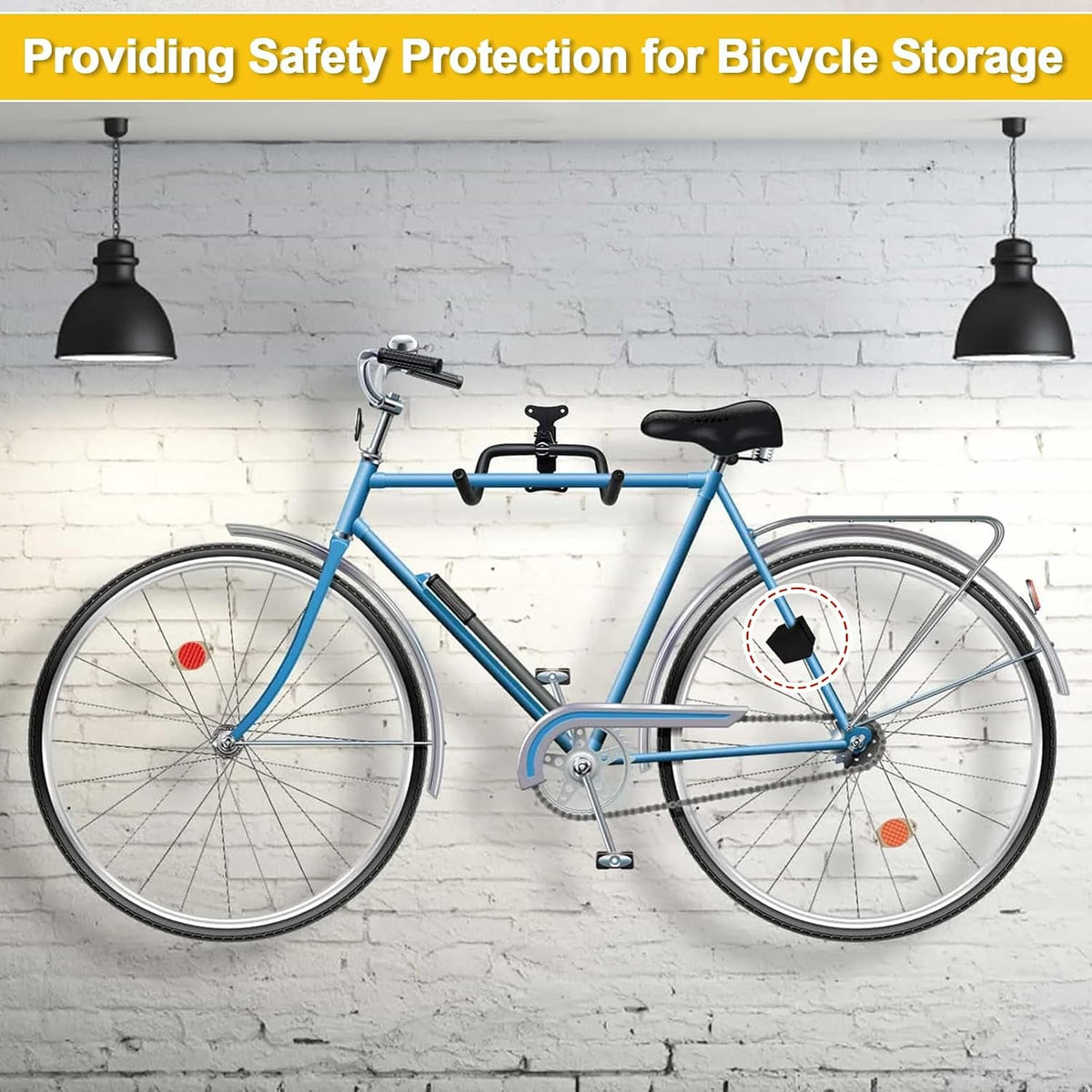 4 Pcs Protect-O Pads for Bike Racks Protector Compatible with Saris