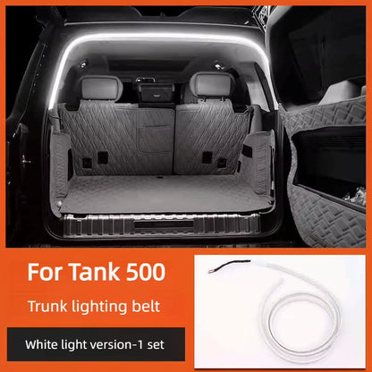 For Great Wall Tank 500 Trunk Lighting Car Atmosphere Lights Trunk Atmosphere Lights Decorative Lights LED Light Accessories
