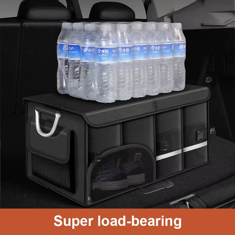 Large Capacity Car Trunk Organizer 36L/72L/110L Foldable Car Storage Box Waterproof Storage Bag for Fishing Camping