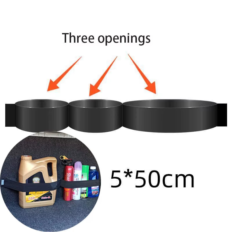 Car Double Mesh Trunk Storage Storage Mesh Car Item Fixed Mesh Car Finishing Storage Elastic Strap