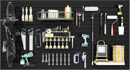 Slatwall Panel Wall Storage Systems, 4X8 Ft