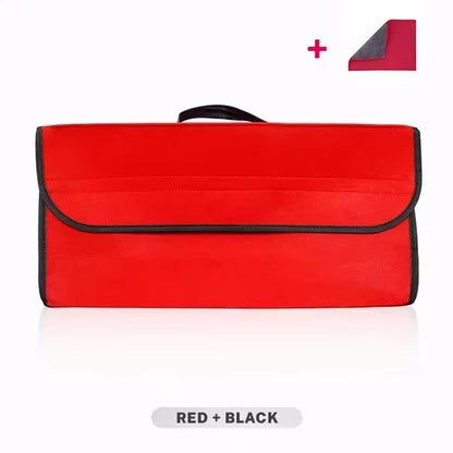 Large anti Slip Compartment Boot Storage Organizer Tool Car Storage Bag Car Trunk Organizer Soft Felt Storage Box Accessories