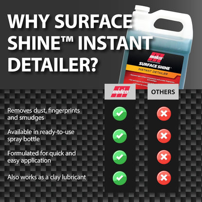 Surface Shine Instant Detail Spray for Vehicle Surfaces, 1 Gallon