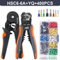 Ferrule Crimper Tool,Ratchet Crimping Tool Kit-Wire Stripper & Crimper Plier ,Or Plier Set with Connectors