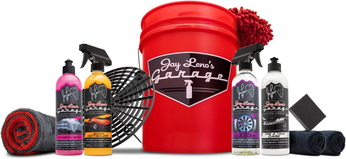 Car Wash Kit with Bucket – Auto Detailing Kit for Interior and Exterior, Car Cleaning Supplies Set with Wash Mitt, Tire Shine, Wheel Cleaner, Car Wax, Microfiber Towels, Car Wash Kit