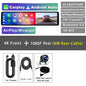 11.26" 4K 2160P Car Dvr Carplay Android Auto Dash Cam GPS WIFI BT FM Stream Rear View Mirror Dashcam Dvrs Camera Drive Recorder