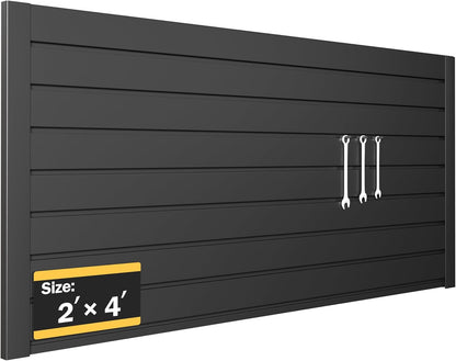 Slat Wall,2X4 Ft Slatwall,Black Garage Slatwall Storage Systems