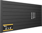 Slat Wall,2X4 Ft Slatwall,Black Garage Slatwall Storage Systems