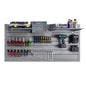 Slatwall Panel 4X2Ft PVC Slat Wall Panels Garage Slat Wall Organizer Heavy Duty Slatwall Garage Storage Organization Tool for Garages, Sheds, and Homes