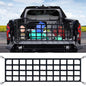 Car Trunk Organizer Net UV Protection Pickup Truck Bed Cargo Mesh Tailgate Net Cargo Storage Netting Divider Car Accessories
